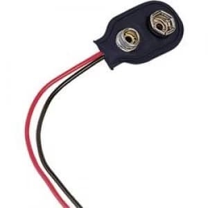 9V battery clip Metal OKW COMTEC