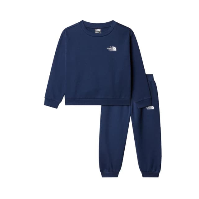 The North Face Sweatshirt + Trousers Set in Fleece Navy Blue Baby 3Y (94CM);4Y (102CM);5Y (108CM);6Y (114CM)