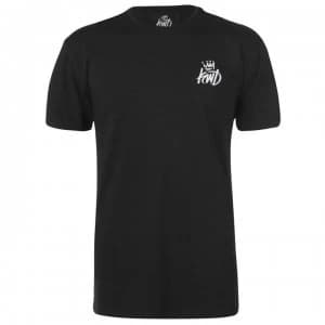 Kings Will Dream Banton Fade T Shirt - Black/Red/Grey