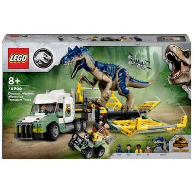 LEGO LEGO Jurassic World Mission Allosaurus Transport Truck 76966