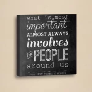 SLO054 Black White Decorative Canvas Painting