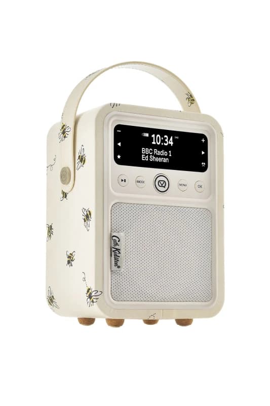 Cath Kidston VQ x Cath Kidston Bees 'Monty' DAB/DAB+ Digital & FM Radio with Bluetooth Multi unisex