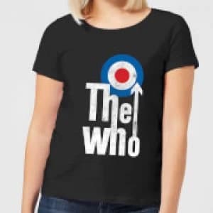 The Who Target Logo Womens T-Shirt - Black