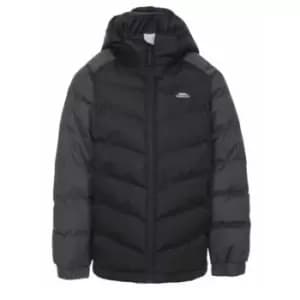 Trespass Childrens Boys Sidespin Waterproof Padded Jacket (9/10 Years) (Black)