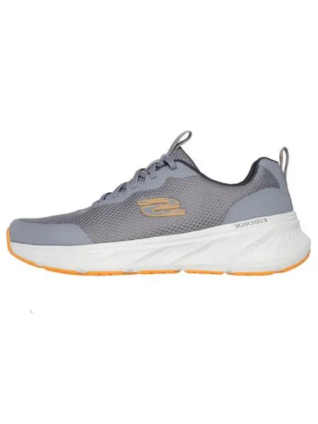 Skechers Mens Edgeride Rekze Trainers UK Size 8 (EU 42) Grey Orange SKE2355-GYOR-8