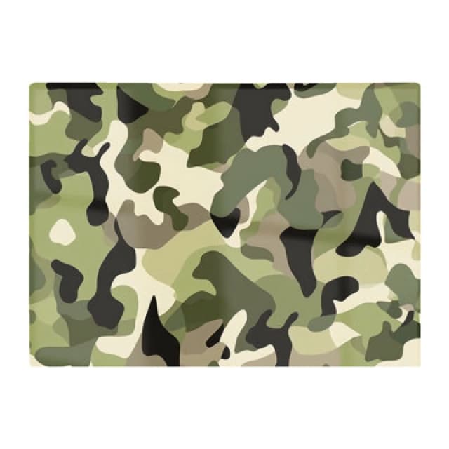 Warren Reed Designer Camouflage Design Glass Chopping Board