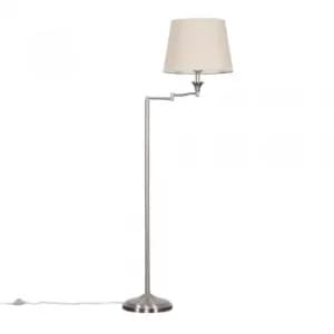 Sinatra Floor Lamp with Beige Aspen Shade