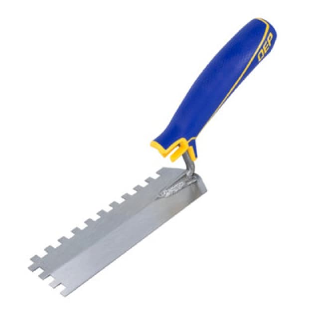 Vitrex Xtreme Bucket Hook Notched Margin Trowel, (L) 260mm X (W) 50mm