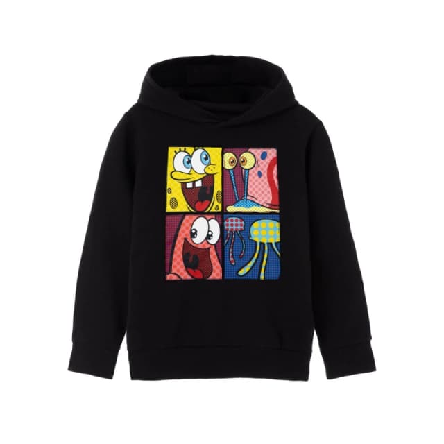 Spongebob Squarepants Hoodie Black unisex