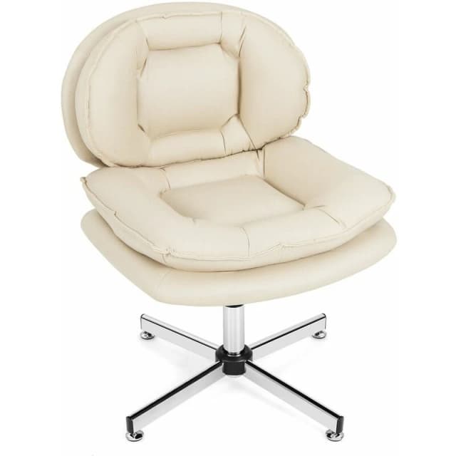 COSTWAY C-Shaped End Table Mobile Sofa Side Table Snack Coffee Table w/ Swivel Casters Grey