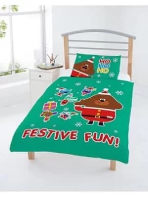 Hey Duggee Hey Duggee Festive Fun Christmas Junior Duvet Set, Multi