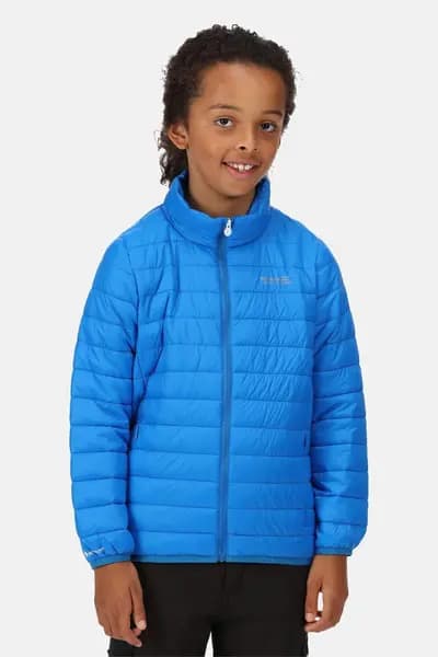 Regatta 'Junior Hillpack' Recycled Compressible Walking Jacket Bright Blue