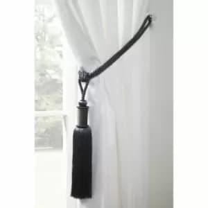 Emma Barclay Midnight Tieback (pair) Charcoal