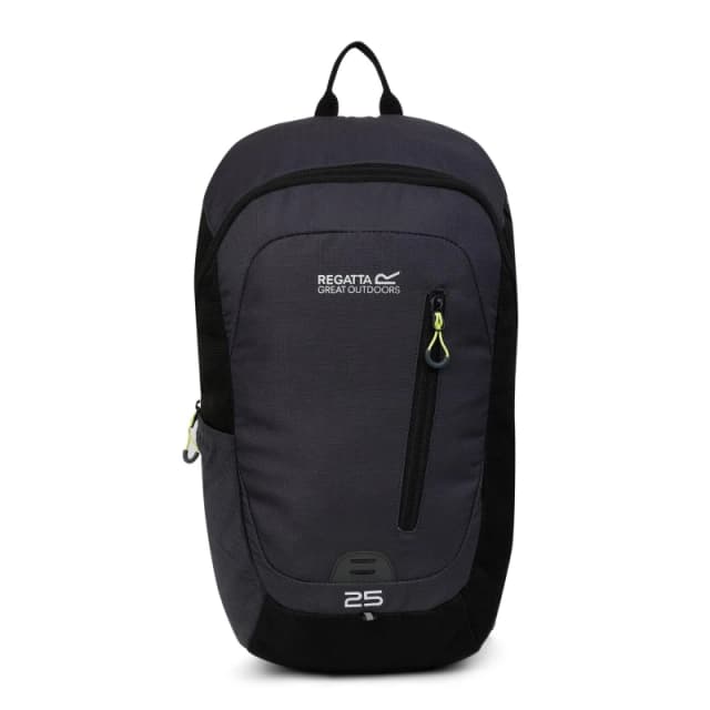 Regatta Mens Highton V2 25 Litre Backpack 25 Litres Black/Seal Grey EU272-28P-ONE