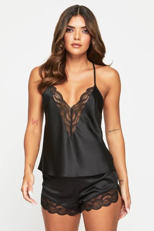 Ann Summers Ann Summers Adoration Cami Set Black Female 2XL BJ46505