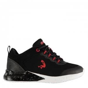 SHAQ Explosive Basketball Trainers Childrens - Black/Red
