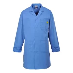 Portwest Anti Static ESD Coat Blue 2XL