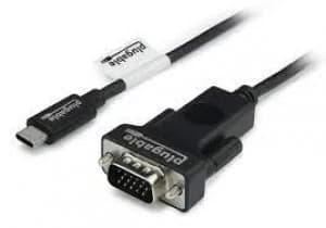 1.8m Black Usbc 3.1 To Vga Cable