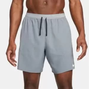 Nike Dri-FIT Stride Mens 7 2-In-1 Running Shorts - Grey
