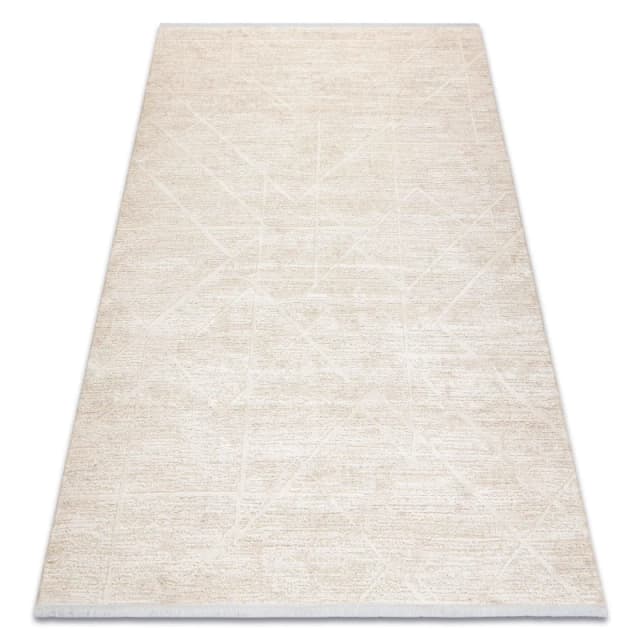 RugsX Modern Carpet Duke 51533 Cream - Geometric, Structured, Very Soft, Fri 80X150 Cm
