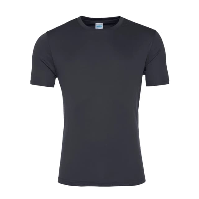 AWDis AWDis Men Just Cool Smooth Short Sleeve T-Shirt in Charcoal Size: X-Small Charcoal XS Male 5057520071824