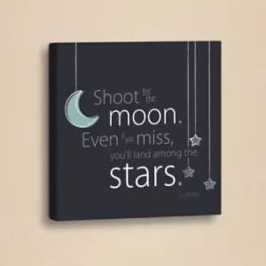 SLO070 Black Blue White Decorative Canvas Painting