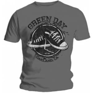 Green Day Converse Mens Grey T Shirt: Small
