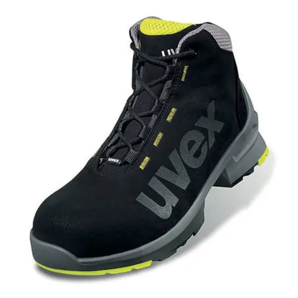 Uvex Uvex 1 Safety S2 Non Metallic Boots 1 Pair Black/Yellow 14 UV8545814