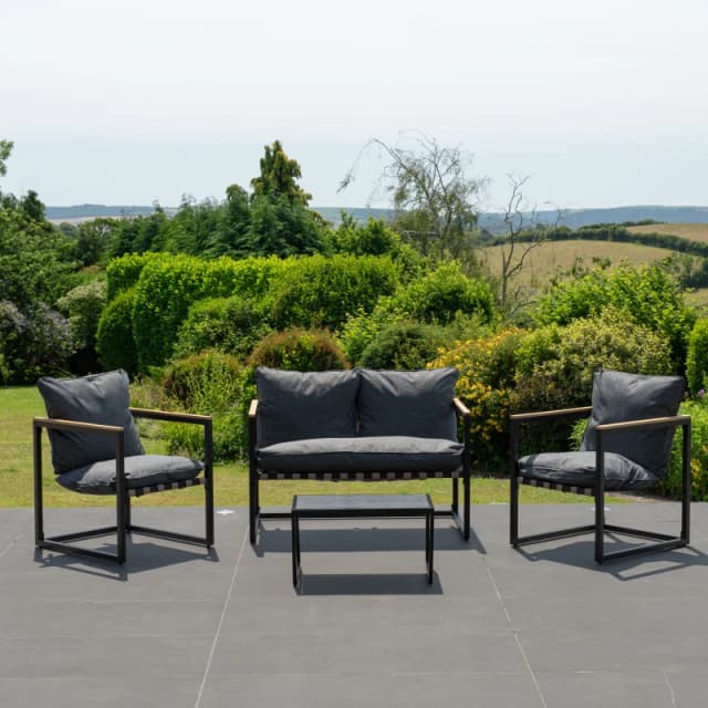 Artemis Home Bosque Outdoor Furniture Set in Dark Grey Dark Grey Unisex