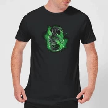 Harry Potter Slytherin Geometric Mens T-Shirt - Black - 3XL - Black