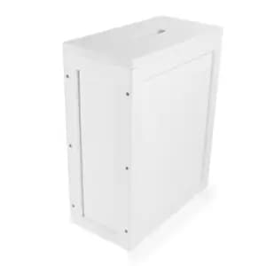 Wooden Bathroom Storage Unit White M&W