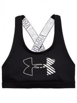 Urban Armor Gear Girls HeatGear Graphic Bra Black Size 11 12 Years Women