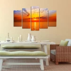 5M-20 Multicolor Decorative MDF Painting (5 Pieces)