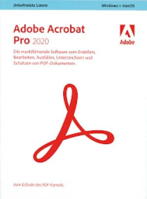 Adobe Acrobat Pro 2020