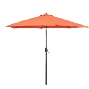 Royalcraft 2.5m Orange Crank and Tilt Parasol Parasol - Garden & Outdoor