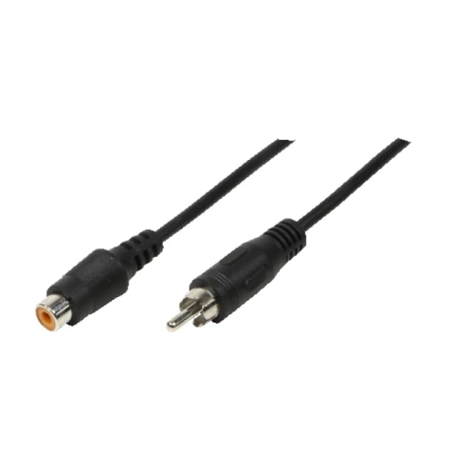 LogiLink RCA - RCA. 5m audio cable Black