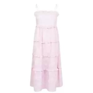 Ted Baker Strappy Tiered Midi Dress - Purple