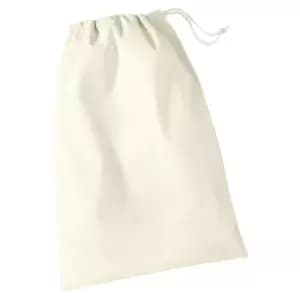 Westford Mill Recycled Cotton Stuff Bag (XXS) (Natural)