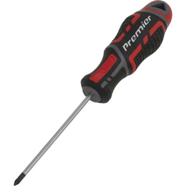 Loops PREMIUM Pozi 0 x 75mm Screwdriver - Ergonomic Soft Grip - Magnetic Tip Driver Multi