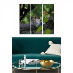 MDF3665680 Multicolor Decorative MDF Painting (3 Pieces)