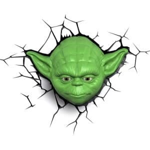Star Wars Episode 7 Yoda Head 3D Deco Light