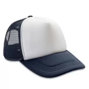 Result Detroit Trucker Cap (One Size) (Navy/White)