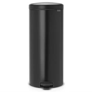 Brabantia newlcon 30L Pedal Bin - Matt Black