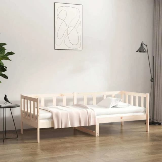 VIDAXL Day Bed without Mattress 80x200cm Solid Wood Pine Vidaxl 8720287133841