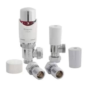 Drayton TRV4 Classic 15mm Angle TRV & Lockshield