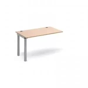 Connex add on unit single 1200mm x 800mm - silver frame and beech top