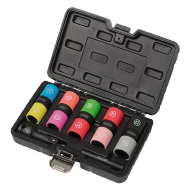 Draper 7 Piece 1/2" Drive Double Ended Wheel Nut Socket Set 02744 Drive: 1/2"