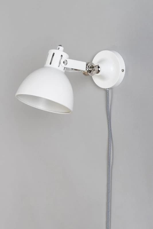BHS Lighting Daria Plug In Wall Light White