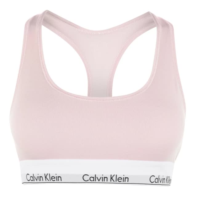 Calvin Klein Modern Cotton Logo Bralette - Pink Pink 8