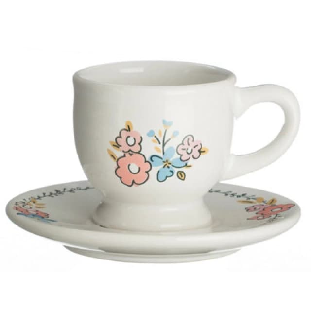 Premier Housewares Pretty Things Floral Design Egg Cup White